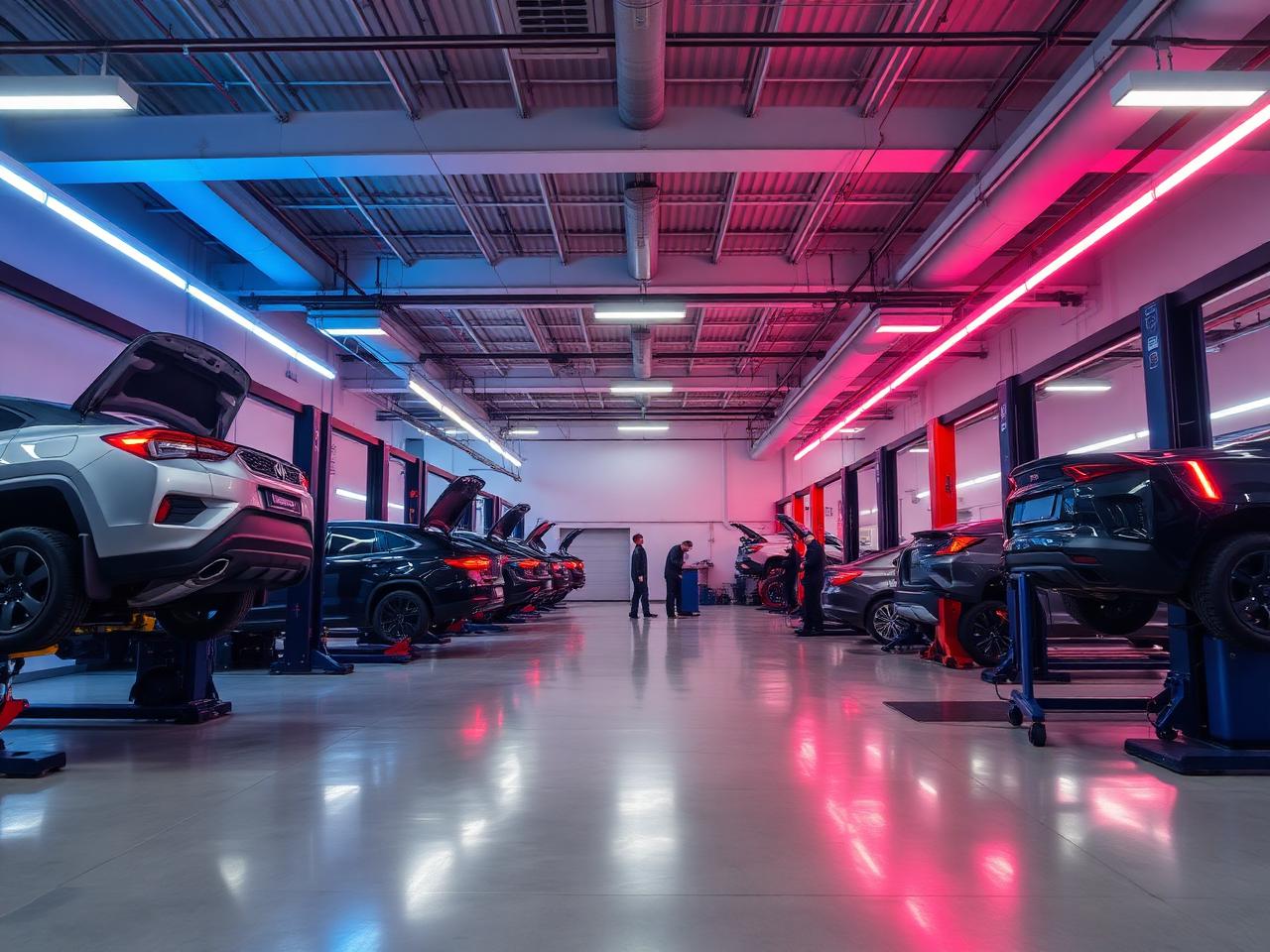 Modern El Paso auto repair shop interior